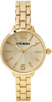 Thumbnail for your product : Steve Madden Women's Gold-Tone Bracelet Watch