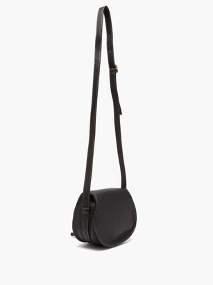 Chloé Marcie Mini Leather Cross-body Bag - Black