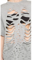 Thumbnail for your product : Jay Ahr Shredded Top