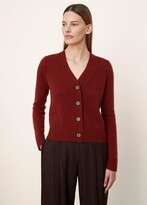 Thumbnail for your product : Vince Textured Cashmere Shrunken Button Cardigan