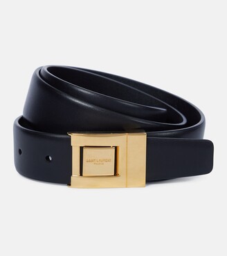 Saint Laurent Buckled leather belt