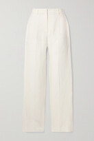 Thumbnail for your product : Nili Lotan Atwater Linen And Silk-blend Straight-leg Pants