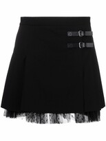 Thumbnail for your product : RED Valentino Point D'esprit Trim Skirt