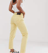 Thumbnail for your product : Reclaimed Vintage The '89 slim tapered leg jean in antique yellow wash
