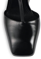 Thumbnail for your product : Prada Leather T-Strap Wedge Pumps