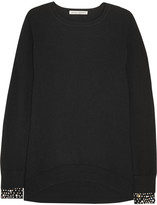 Thumbnail for your product : Autumn Cashmere Crystal-embellished cashmere sweater