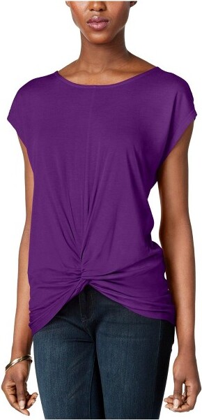 International Concepts I.N.CInternationalConceptsWomensTwistFrontPulloverBlouse,medpurple,X-Large