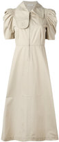Céline - robe mi-longue à épaules bouffantes - women - Soie/coton - 36