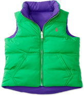Thumbnail for your product : Ralph Lauren Reversible Down Full-Zip Vest, Toddler & Little Girls (2T-6X)