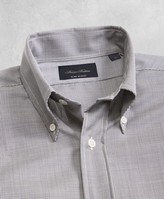 Thumbnail for your product : Brooks Brothers Golden Fleece BrooksTech Lightweight Wool Mini Navy Check Sport Shirt
