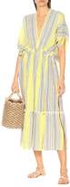 Thumbnail for your product : Lemlem Amira cotton-blend midi dress