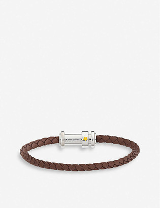 Montblanc Le Petit Prince leather and stainless steel bracelet - ShopStyle  Jewelry