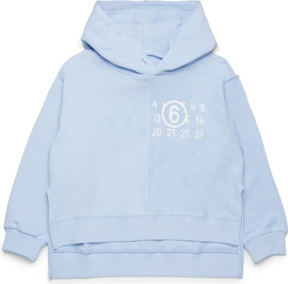 MM6 MAISON MARGIELA Kids Logo Printed Hoodie
