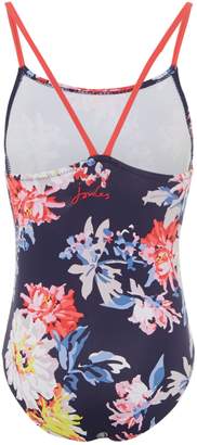 Joules Girls Floral One Piece Swimsuit