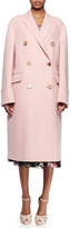 Thumbnail for your product : Alexander McQueen Double-Breasted Long Coat, Fox Glove