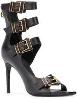 Thumbnail for your product : Balmain Buckled Strap Sandals