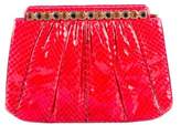 Thumbnail for your product : Judith Leiber Snakeskin Frame Shoulder Bag