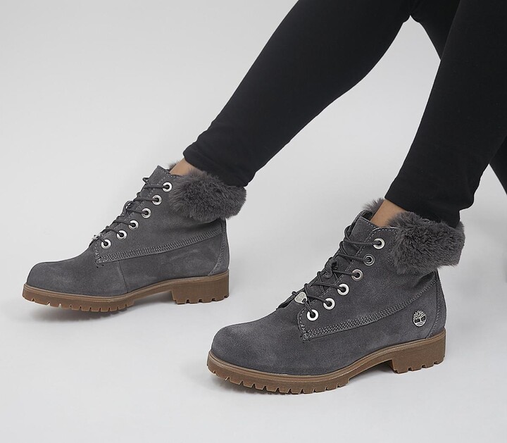 Womens Fur Timberland Boots | Shop the world's largest collection of  fashion | ShopStyle UK