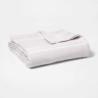 Threshold Gauze Bed Blanket