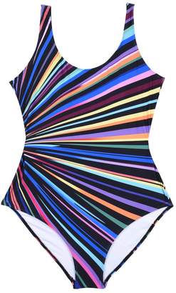 Swimwear Plus Size, iBaste Women's Colorful Rainbow Printed Swimwear One Piece