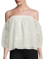 Thumbnail for your product : Ella Moss Off-The-Shoulder Lace Blouse