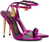 Thumbnail for your product : Tom Ford Pink Padlock 105 Heeled Sandals