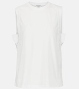 Thumbnail for your product : Brunello Cucinelli Cotton-blend tank top