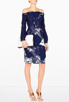 Thumbnail for your product : Michael Van Der Ham Long Sleeve Lace Dress