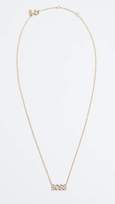 Ef Collection 14k Diamond Boss Necklace