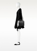 Thumbnail for your product : McQ Black Studded Leather Loveless Medium Duffle Bag