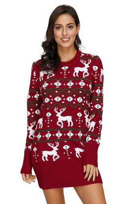 xmas ugly sweater dress