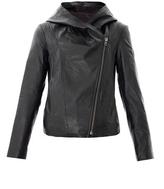 Thumbnail for your product : Helmut Lang Hooded leather jacket