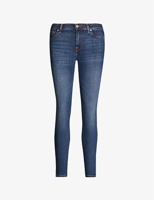 7 For All Mankind The Skinny Crop skinny mid-rise jeans