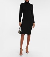 Thumbnail for your product : Tom Ford Ribbed-knit virgin wool midi dress