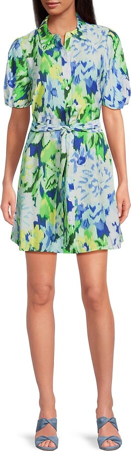 Sam Edelman Puff Sleeve Mini Shirtdress