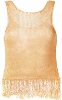 Thumbnail for your product : Forte Forte Fringed Knit Tank Top