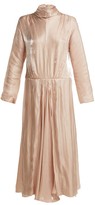 Thumbnail for your product : Prada Draped Charmeuse Dress - Pink