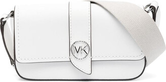 Michael Kors Optic White Greenwich Small Saffiano Leather