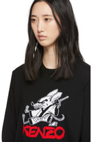 Thumbnail for your product : Kenzo Black Limited Edition Chinese New Year Kung Fu Rat Crewneck Sweater