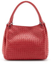 Thumbnail for your product : Bottega Veneta Parachute Intrecciato Shoulder Tote Bag, Red