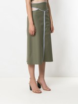 Thumbnail for your product : Framed Double Layer midi skirt