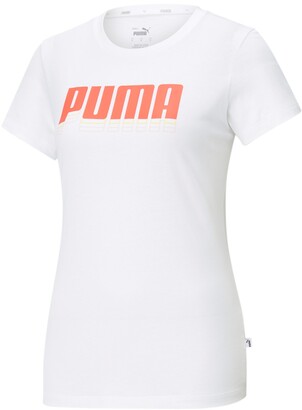 Puma Rebel Cotton Logo T-Shirt - ShopStyle Activewear Tops