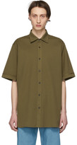 Thumbnail for your product : Dries Van Noten Khaki Oversized Compton Shirt