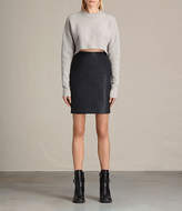Thumbnail for your product : AllSaints Metal Pencil Skirt