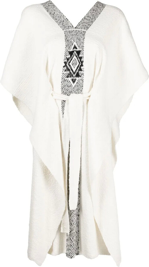 Voz Estrella tied-waist kaftan