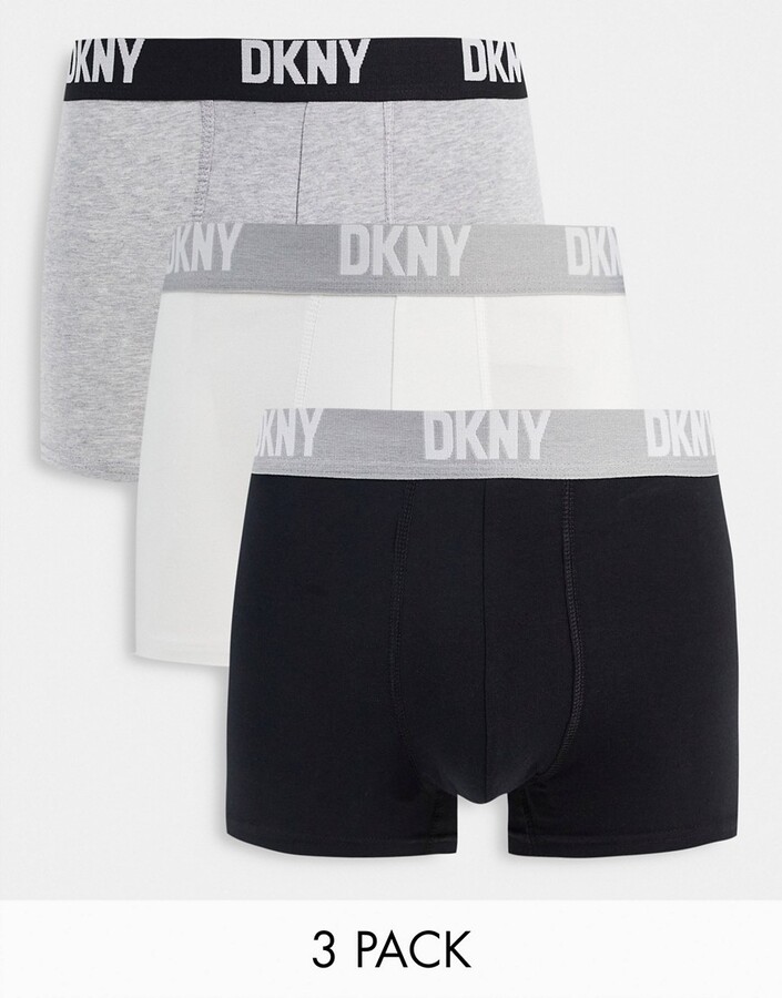 DKNY Mens Micro Modal Boxer Brief Multipack 