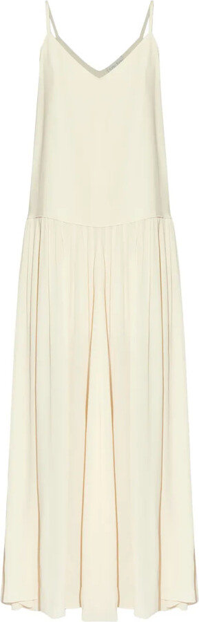 Forte Forte Pleat-Detail Maxi Dress