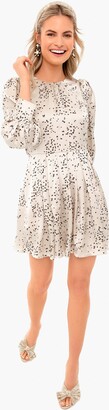 Champagne Combo Scattered Fleur Dress