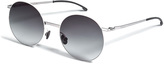 Thumbnail for your product : Mykita Stainless Steel Tuuli Sunglasses in Silver/Gainsboro