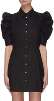 Thumbnail for your product : Frame 'Gillian' puff sleeve poplin shirt dress